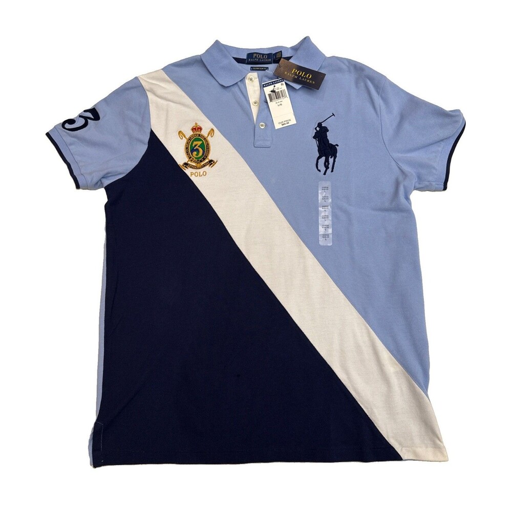 Polo Ralph Lauren Men's Slim Fit Short Sleeve Polo Size Large NEW [$85 Retail]